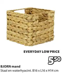 Jysk Bjorn mand aanbieding