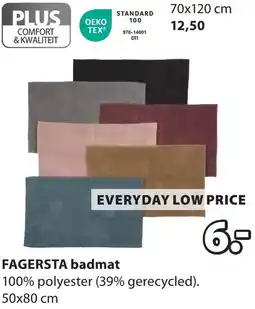 Jysk Fagersta badmat aanbieding