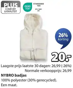 Jysk Nybro badjas aanbieding