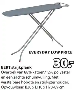 Jysk Bert strijkplank aanbieding