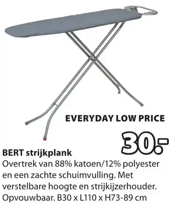 Jysk Bert strijkplank aanbieding