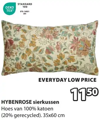 Jysk Hybenrose sierkussen aanbieding