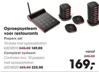 HANOS Oproepsysteem voor restaurants Compleet systeem aanbieding