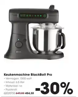 HANOS Keukenmachine blackbolt pro aanbieding