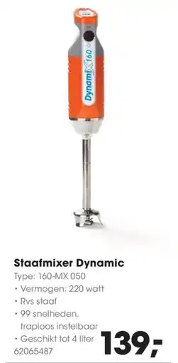 HANOS Staafmixer dynamic aanbieding