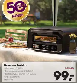 HANOS Pizzaoven pro max aanbieding