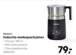 HANOS Severin Inductie-melkopschuimer aanbieding