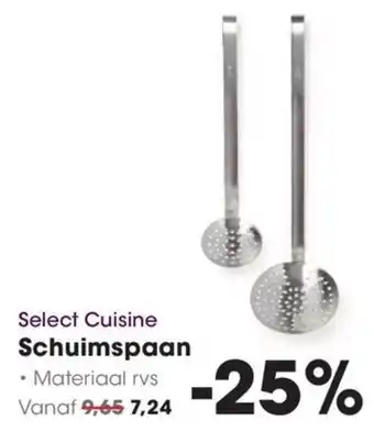 HANOS Select cuisine schuimspaan aanbieding