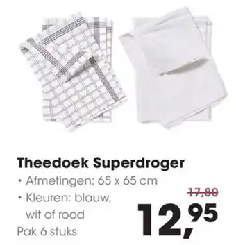 HANOS Theedoek superdroger aanbieding