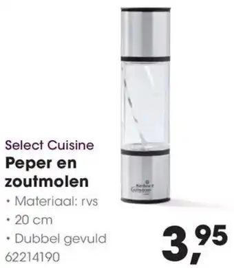 HANOS Select Cuisine Peper en zoutmolen aanbieding