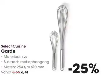HANOS Select Cuisine Garde aanbieding