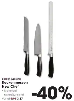 HANOS Select Cuisine Keukenmessen New Chef aanbieding