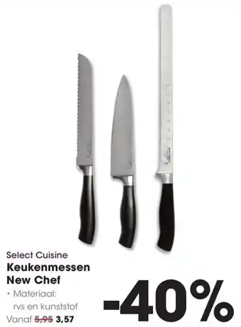 HANOS Select Cuisine Keukenmessen New Chef aanbieding