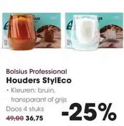 HANOS Bolsius Professional Houders StylEco aanbieding