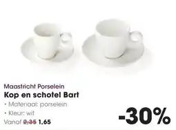 HANOS Maastricht Porselein Kop en schotel Bart aanbieding