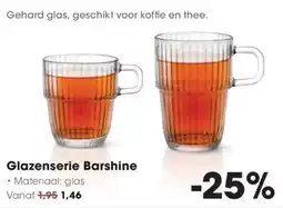 HANOS Glazenserie Barshine aanbieding