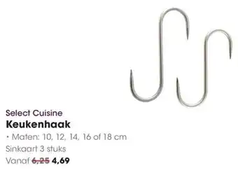 HANOS Select Cuisine Keukenhaak aanbieding