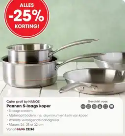 HANOS Cater profi by HANOS Pannen 5-laags koper aanbieding