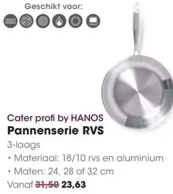 HANOS Cater profi by HANOS Pannenserie RVS aanbieding