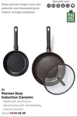 HANOS BK Pannen Easy Induction Ceramic aanbieding