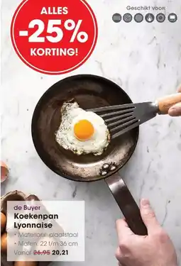 HANOS De Buyer Koekenpan Lyonnaise aanbieding