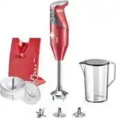 Bol.com Bambix Swissline staafmixer - Kersenrood - 2 snelheden aanbieding