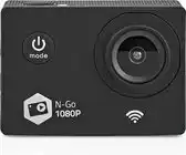 Bol.com Nedis Action Camera – 1080p@30fps – 12 MP – 30M Waterdicht – WiFi – Inclusief Mounts aanbieding