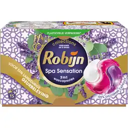 Jumbo Robijn Collections 3-in-1 Wascapsules Color Spa Sensation 15 wasbeurten aanbieding
