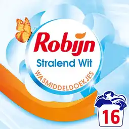 Jumbo Robijn Classics Wasmiddeldoekjes Stralend Wit 16 wasstrips aanbieding