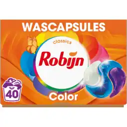 Jumbo Robijn Classics 3-in-1 Wascapsules Color 40 wasbeurten aanbieding