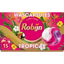 Jumbo Robijn Collections 3-in-1 Wascapsules Color Tropical 15 wasbeurten aanbieding