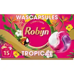 Jumbo Robijn Collections 3-in-1 Wascapsules Color Tropical 15 wasbeurten aanbieding