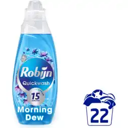 Jumbo Robijn Quick Wash Morning Dew 22 Wasbeurten aanbieding