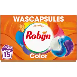Jumbo Robijn Classics 3-in-1 Wascapsules Color 15 wasbeurten aanbieding