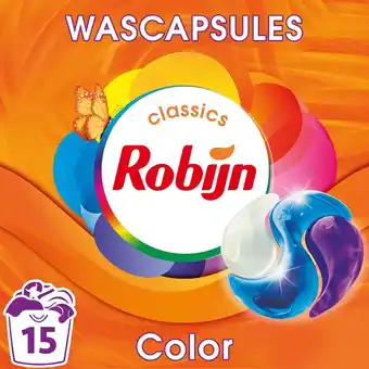Jumbo Robijn Classics 3-in-1 Wascapsules Color 15 wasbeurten aanbieding