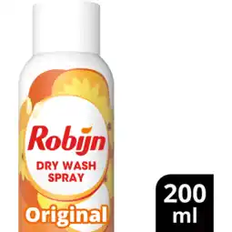 Jumbo Robijn Dry Wash Spray Original 200 ml aanbieding