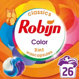 Jumbo Robijn Classics 3-in-1 Wascapsules Color 26 wasbeurten aanbieding