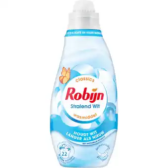 Jumbo Robijn Klein & Krachtig Wasmiddel Wit 665ML aanbieding