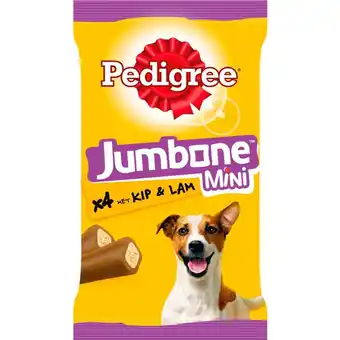Jumbo Pedigree Jumbone Mini Kauwstaaf - Kip & Lam - Hondensnack - 4 Stuks aanbieding