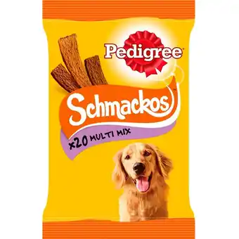 Jumbo Pedigree Schmackos Vleesstrips - Multi Mix - Hondensnacks - 20 Stuks aanbieding