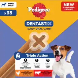 Jumbo Pedigree Dentastix Mini Kauwstaaf - Gebitsverzorgende Hondensnack - 35 Stuks aanbieding