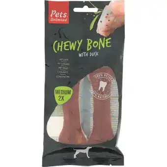 Jumbo Rosewood Chewy Bone Eend Medium, 2 Stuks aanbieding