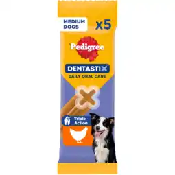 Jumbo Pedigree Dentastix Medium Kauwstaaf - Gebitsverzorgende Hondensnack - 5 Stuks aanbieding