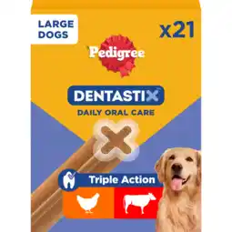 Jumbo Pedigree Dentastix Maxi Kauwstaaf - Gebitsverzorgende Hondensnack - 21 Stuks aanbieding