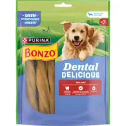 Jumbo Bonzo Snacks Dental Delicious Medium Rund 200g aanbieding