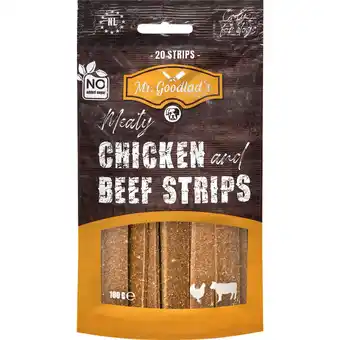 Jumbo Mr. Goodlad Meaty Chicken and Beef Strips 20 Stuks 180 g aanbieding
