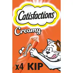 Jumbo Catisfactions Creamy Kip 4 x 10 g aanbieding