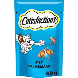 Jumbo Catisfactions met Zalige Zalmsmaak 60 g aanbieding
