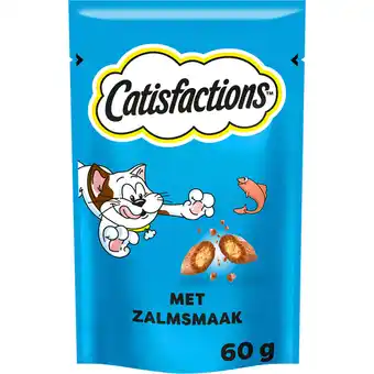 Jumbo Catisfactions met Zalige Zalmsmaak 60 g aanbieding