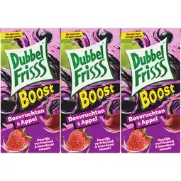 Jumbo DubbelFrisss Boost Bosvruchten - Appel 6-pack 0,2L aanbieding